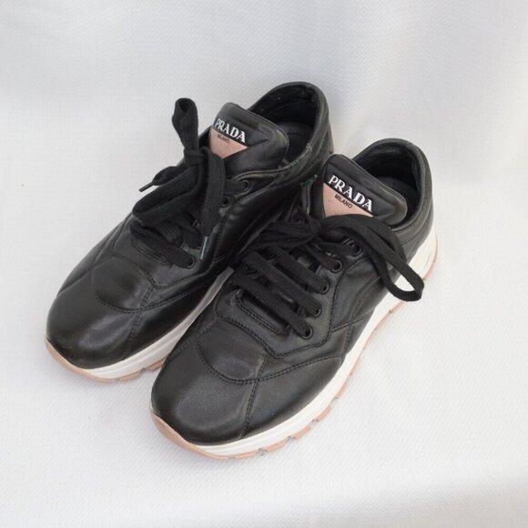 Prada Nappa Leather PRAX-01 Sneakers Sz 7.5 - Picture 4 of 15
